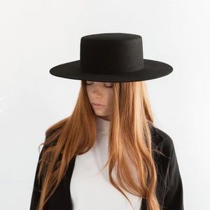 Gigi Pip Dahlia Boater Hat